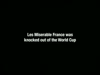 France Out of World Cup thumbnail
