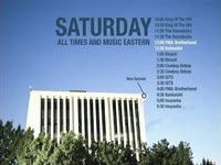 Saturday White Bldg Schedule