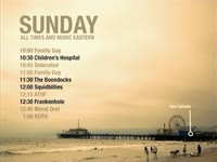 Sunday Beach Schedule