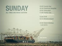 Sunday Schedule Freighter