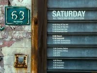 Saturday Schedule 63 Door