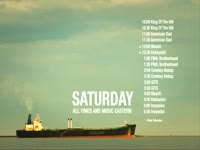 Saturday Schedule Black Tanker thumbnail