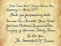 First Annual Comedy Awards thumbnail