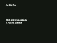 FMA Deadly Sins Question thumbnail