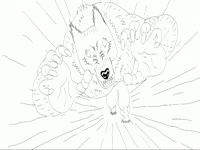 BW Drawings: Wolfman's Chase thumbnail