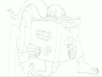 BW Drawings: Fight