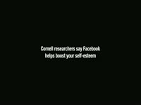 Facebook and Self-Esteem