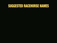 Suggested Racehorse Names thumbnail