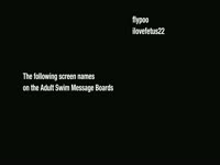 Unacceptable Sceen Names
