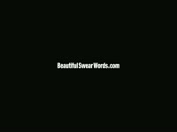 Beautiful Swear Words Site thumbnail