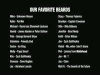 Our Favorite Beards List thumbnail