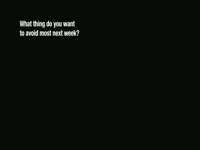 WS Wants to Avoid Next Week thumbnail