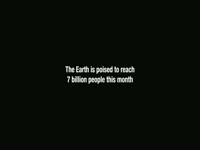 Earth Reaches 7 Billion People