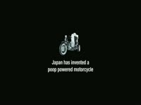 Japan Poop Powered Motorcycle thumbnail