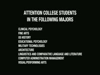 High Unemployment Majors