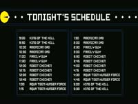 Friday Schedule Pac-Man
