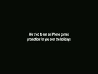 Botched iPhone Game Promotion