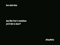 AS New Years Resolutions 2012
