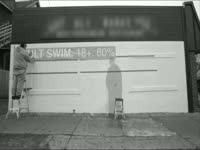 Fax Us B&W Mural thumbnail