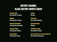 History Channel 'Black History Month' Lineup thumbnail