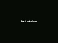 How to Make a Bump thumbnail