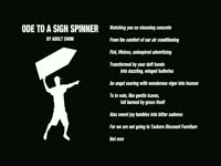 Ode to a Sign Spinner thumbnail