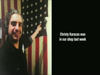 Christy Karacas American Flag