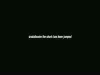 Shark's Been Jumped Tweet