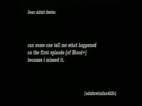 Blood+ Premiere Recap thumbnail