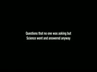 Unsolicited Science Answers