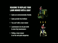 Replace Lawnmower With Goat Pt 1