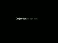 Definition of Conjunction