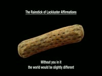 Lackluster Affirmation Rainstick