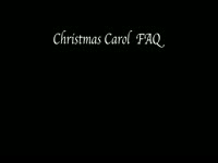 Christmas Carol FAQ 2013 thumbnail