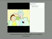 Rick and Morty Instagram 2 thumbnail