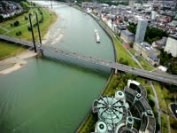Tagged Videos: Knie Bridge on Rhine River thumbnail