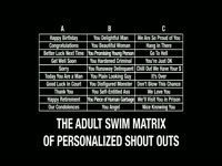 Personalized Shout Out Matrix