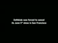 Dethklok SF Mishap